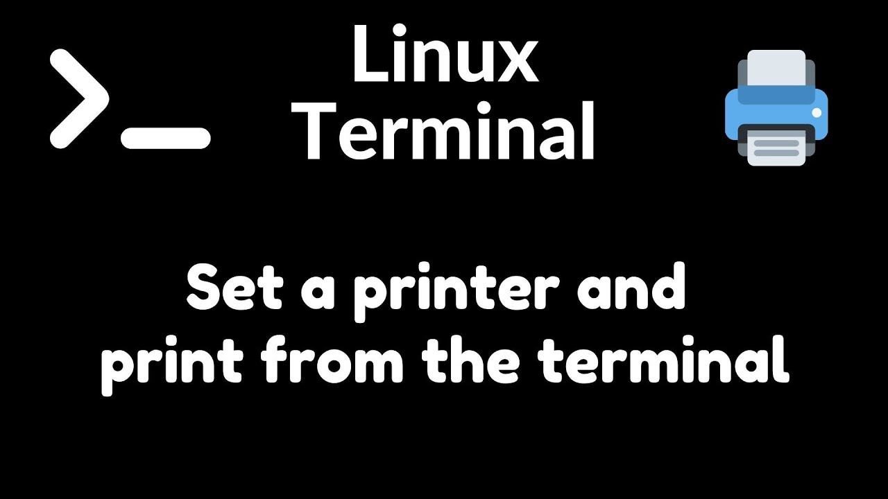 Printing from the Linux Command Line